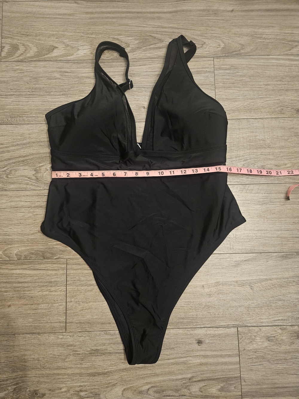 Cupshe Black Plunge One-Piece Swimsuit Size 2x - Picture 5 of 11